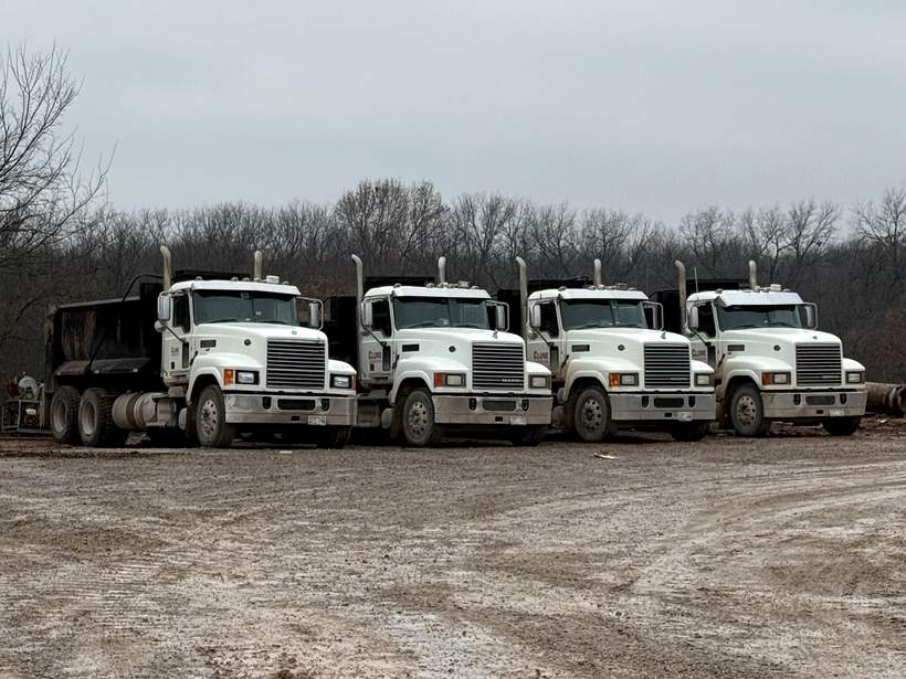 Clune Construction trucks