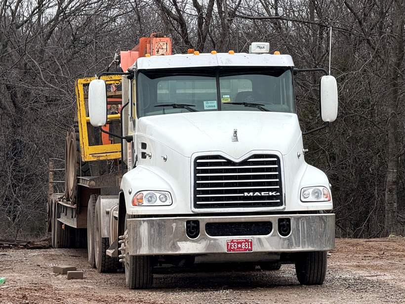 Clune Construction lowboy