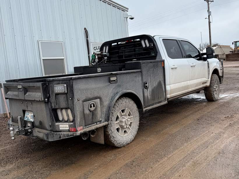 Clune Construction service truck